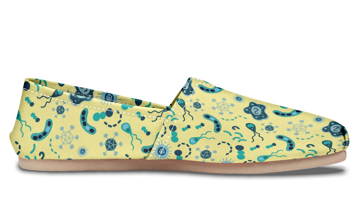 Microbiology Pattern Casual Shoes