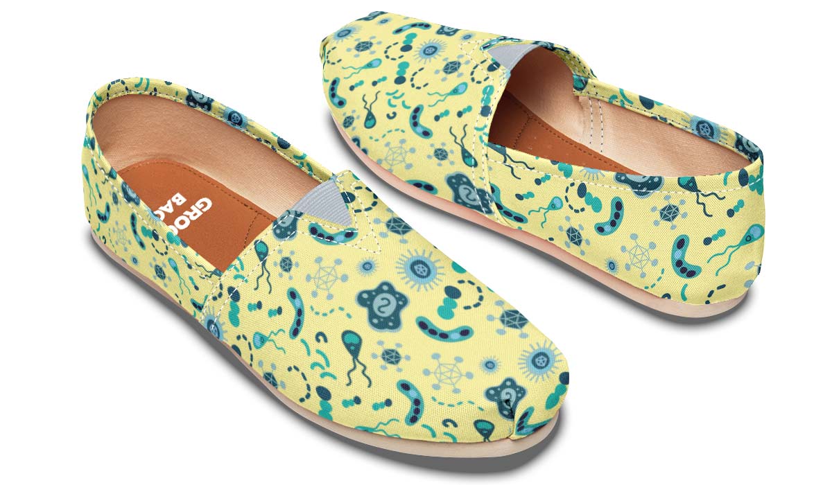 Microbiology Pattern Casual Shoes