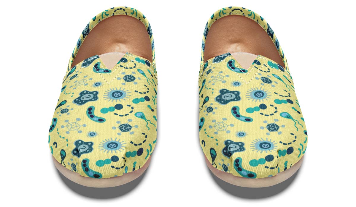 Microbiology Pattern Casual Shoes