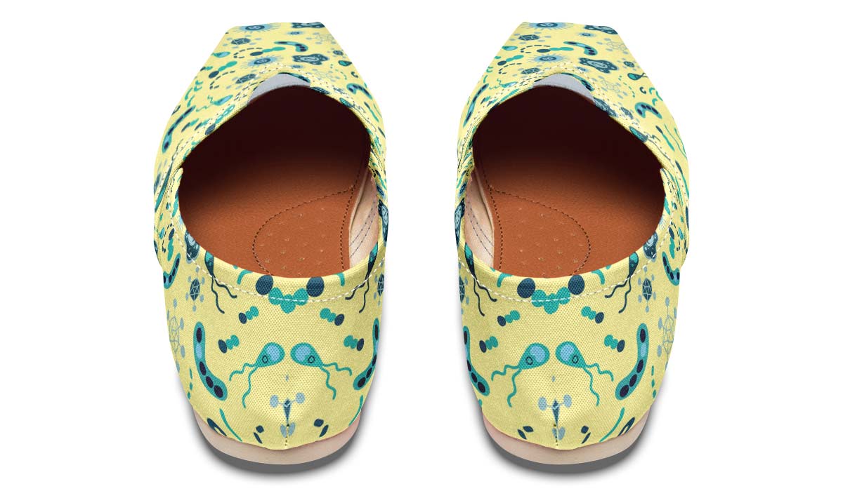 Microbiology Pattern Casual Shoes