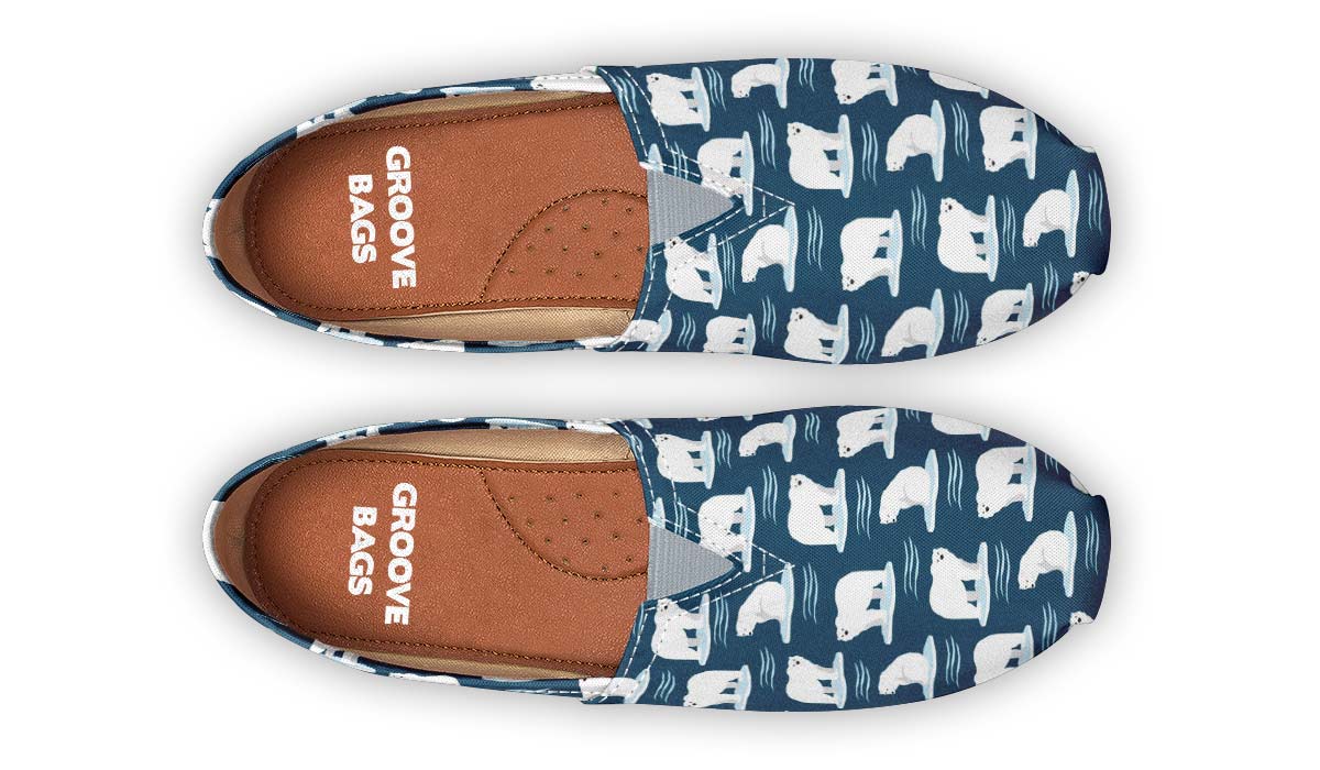Polar Bear Pattern Casual Shoes