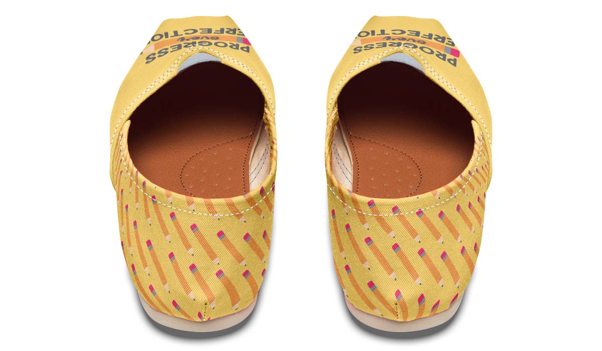 Progress Over Perfection Casual Shoes