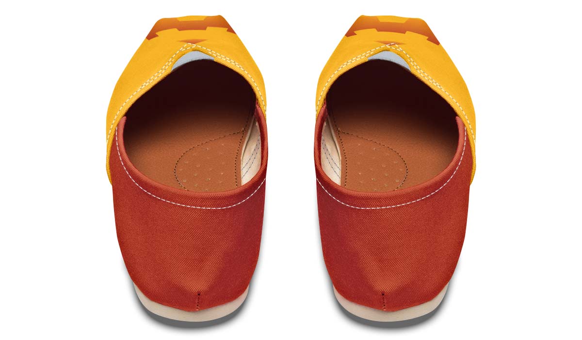 Pumpkin Face Casual Shoes