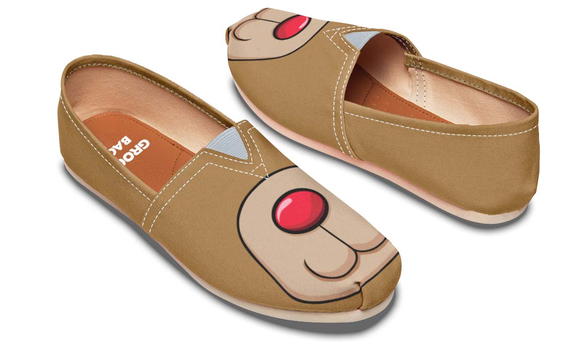 Reindeer Face Casual Shoes