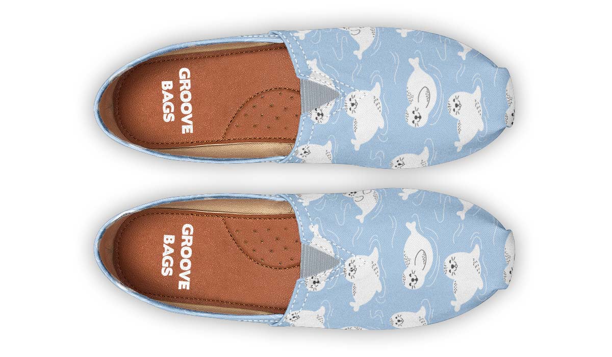 Seal Pattern Casual Shoes