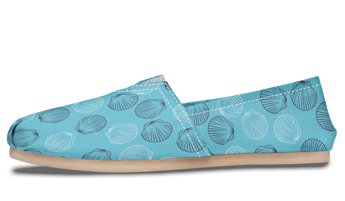 Seashell Pattern Casual Shoes