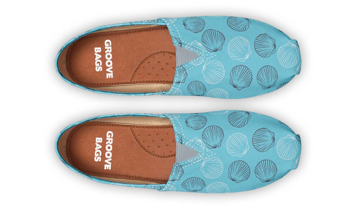 Seashell Pattern Casual Shoes