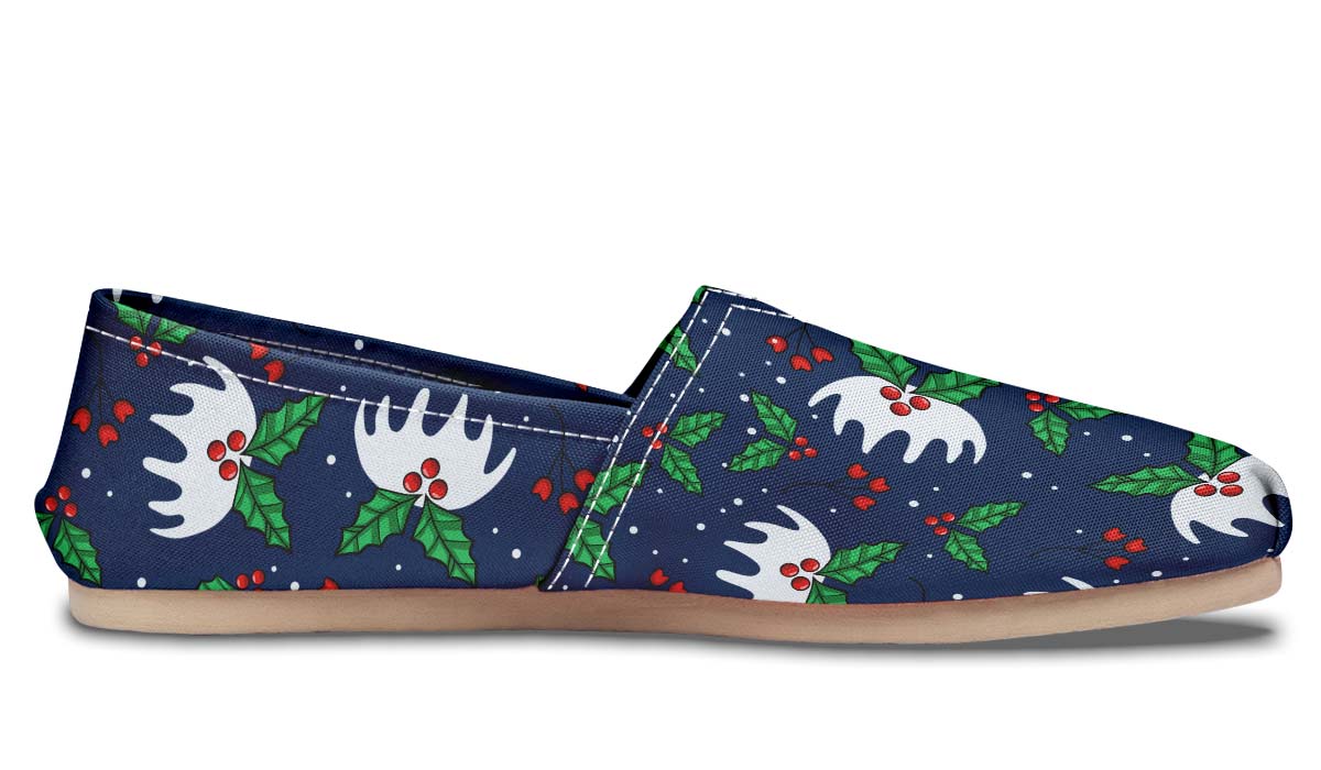 Snowy Mistletoe Casual Shoes