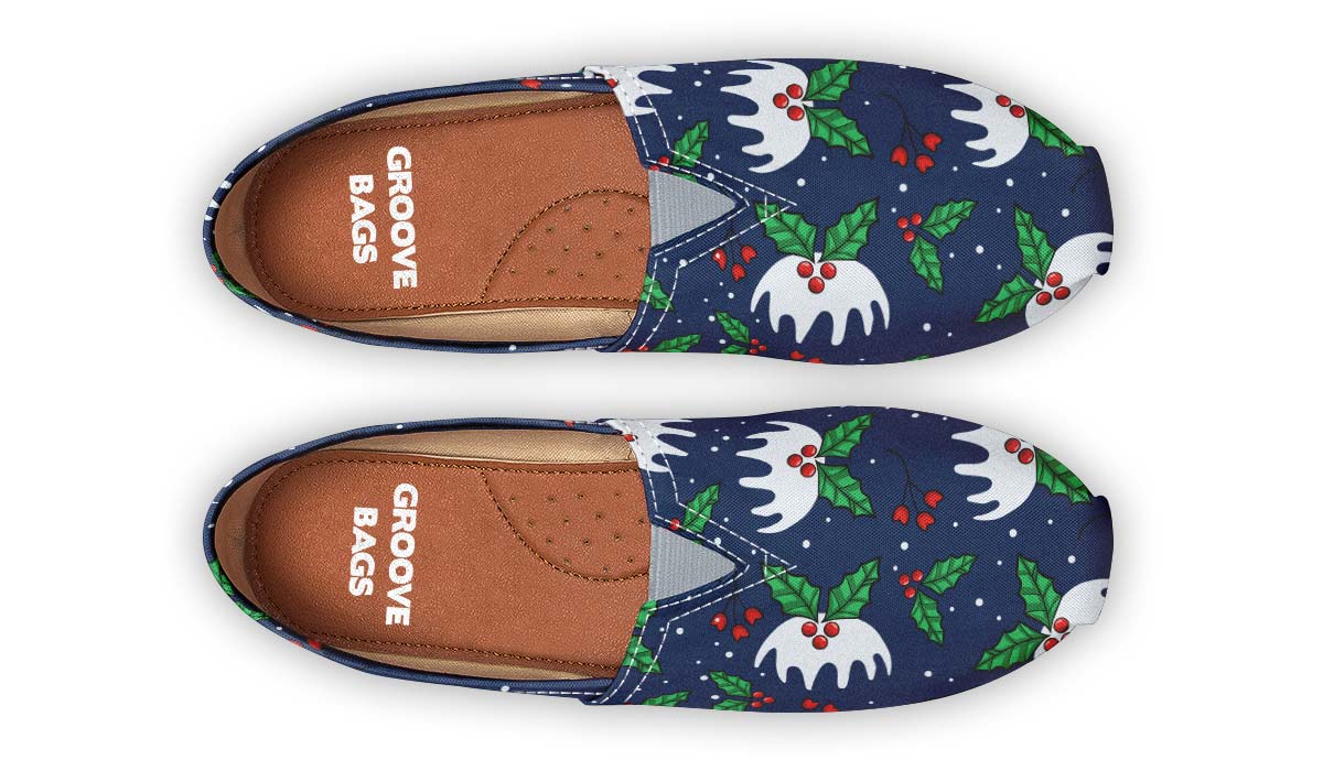 Snowy Mistletoe Casual Shoes