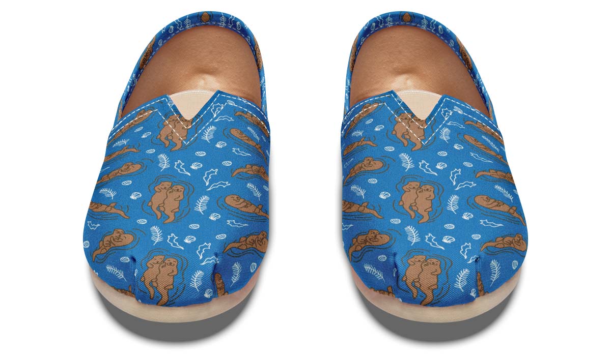 Swimming Sea Otters Casual Shoes