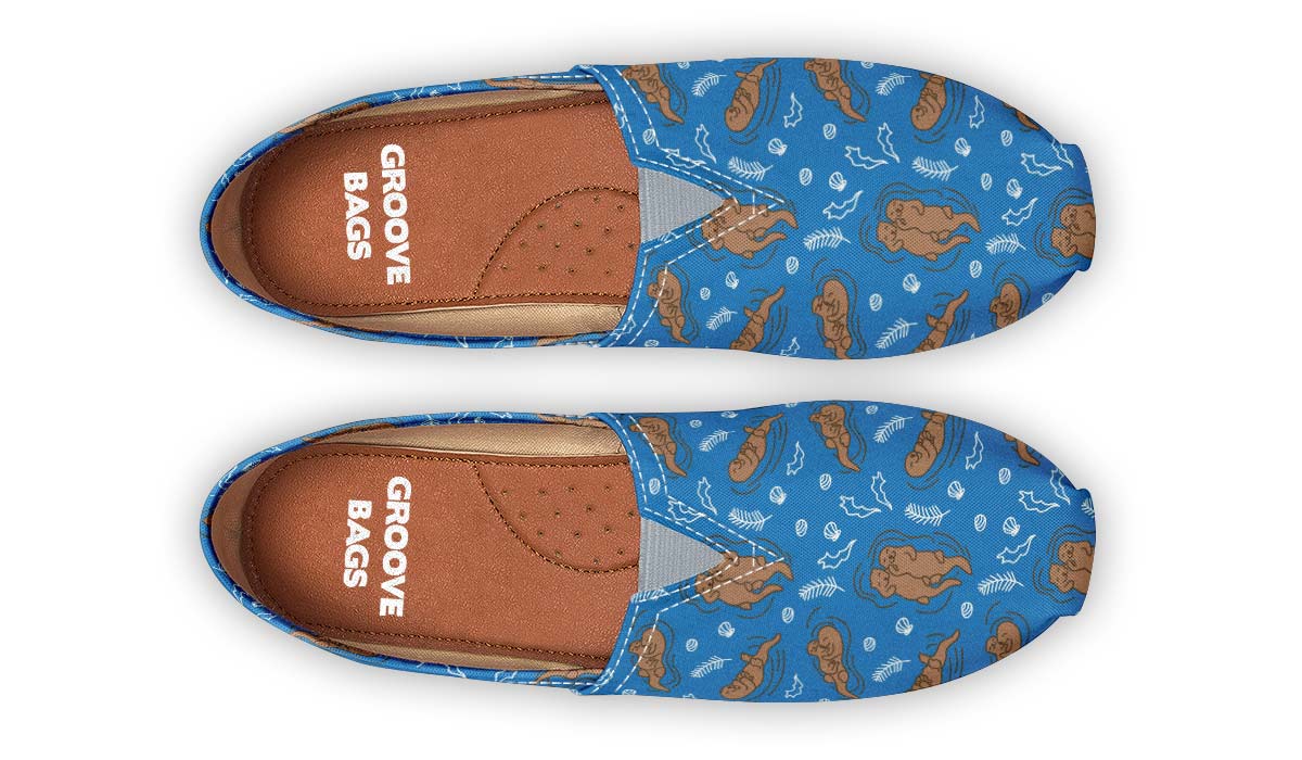Swimming Sea Otters Casual Shoes