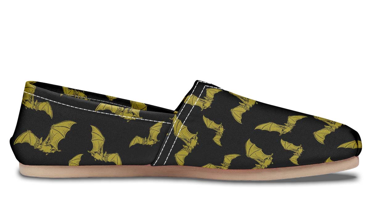 Vampire Bat Pattern Casual Shoes