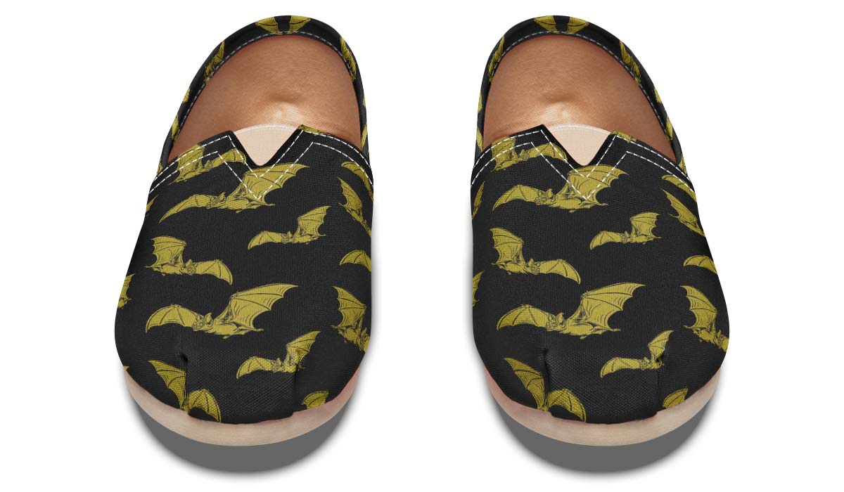 Vampire Bat Pattern Casual Shoes