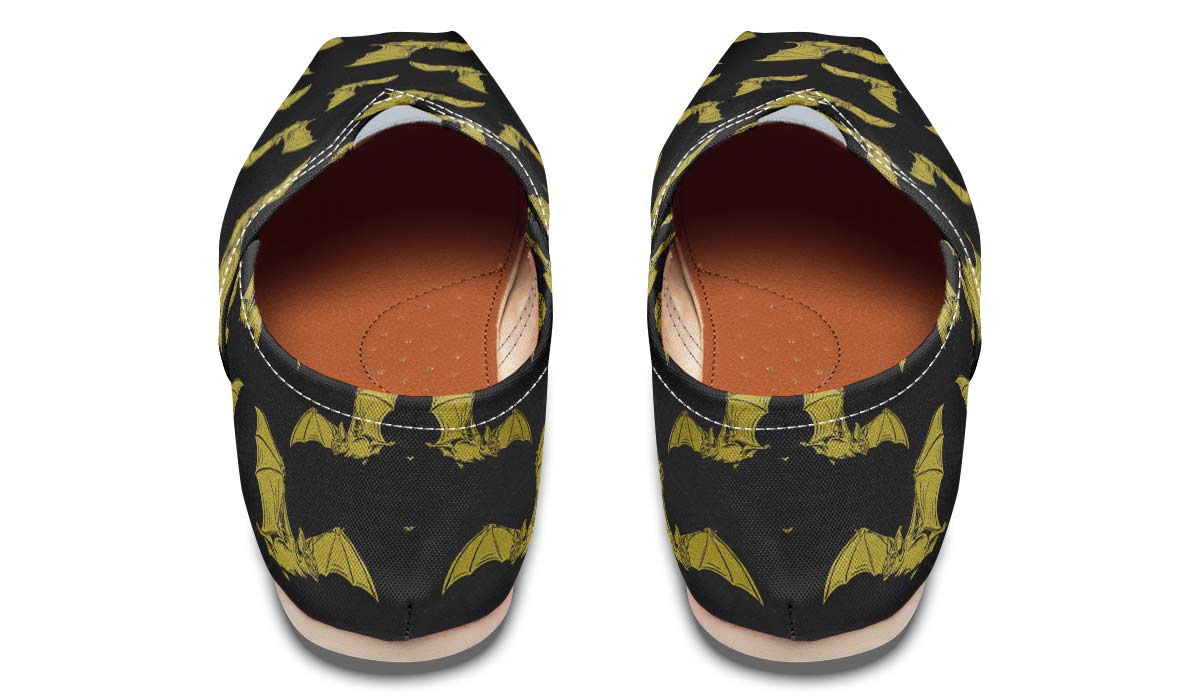 Vampire Bat Pattern Casual Shoes