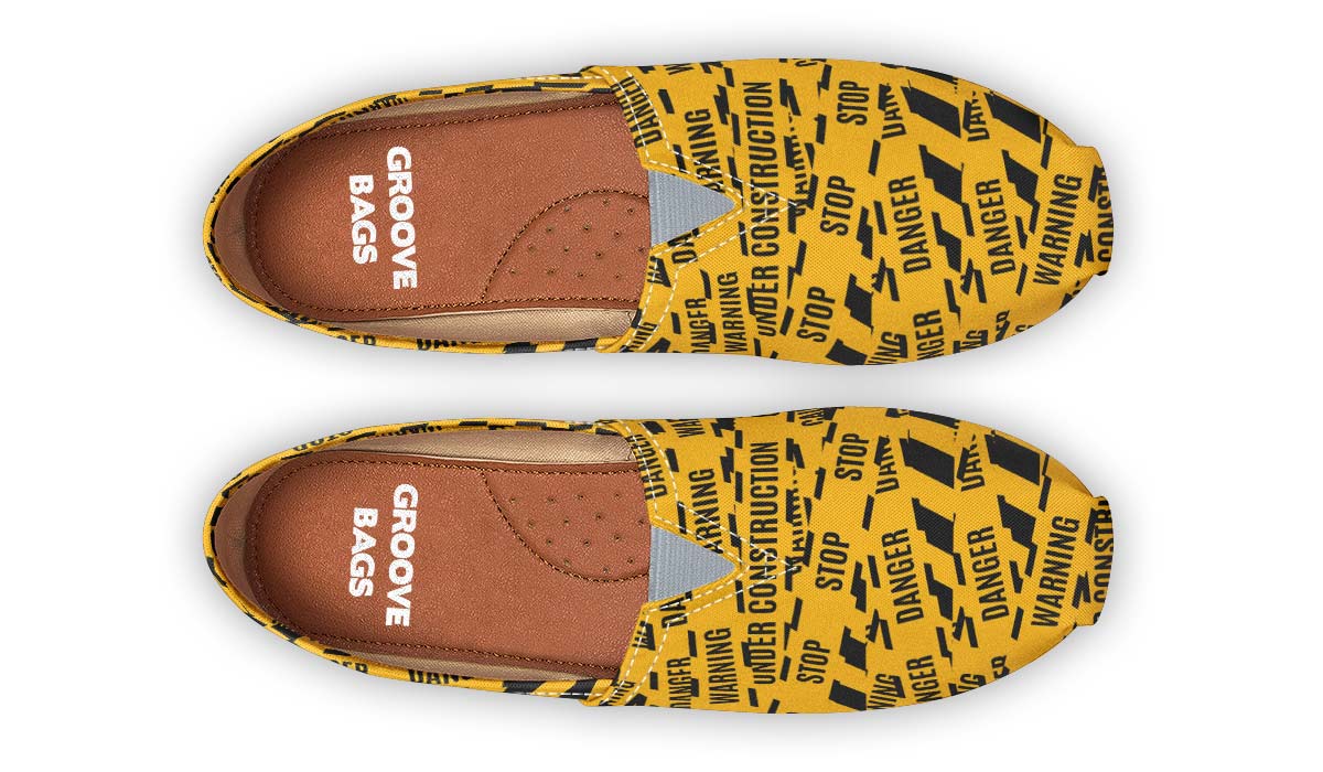 Warning Tape Casual Shoes