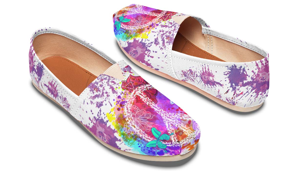 Colorful Peace And Butterflies