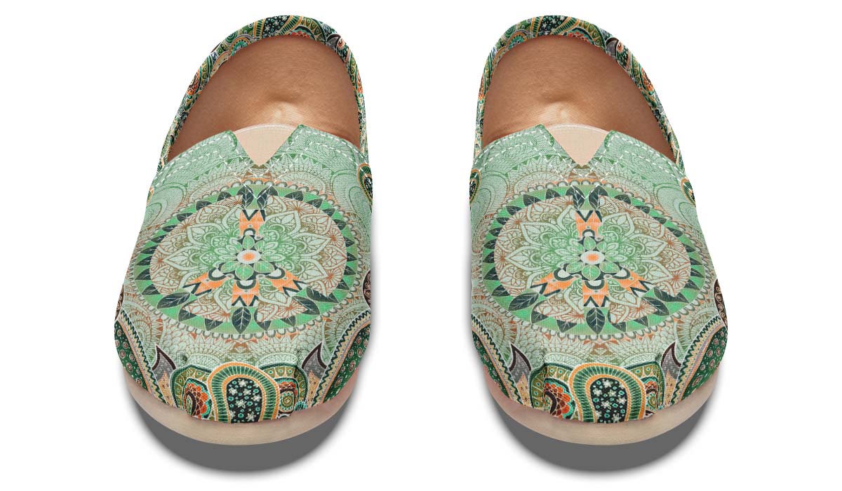 Peace And Mandala Green