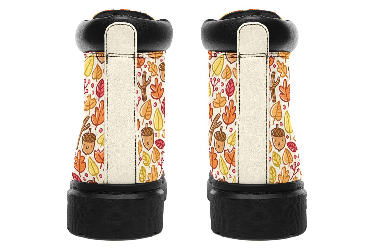 Adorable Autumn Pattern Classic Vibe Boots