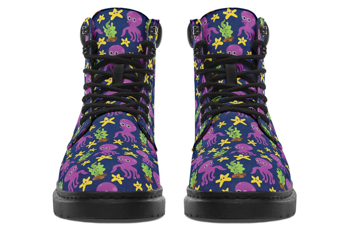 Adorable Octopus Classic Vibe Boots