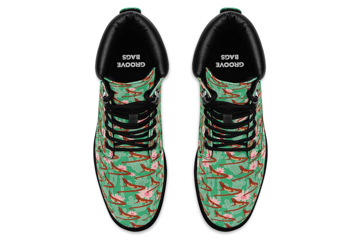 Bearded Dragon Pattern Classic Vibe Boots