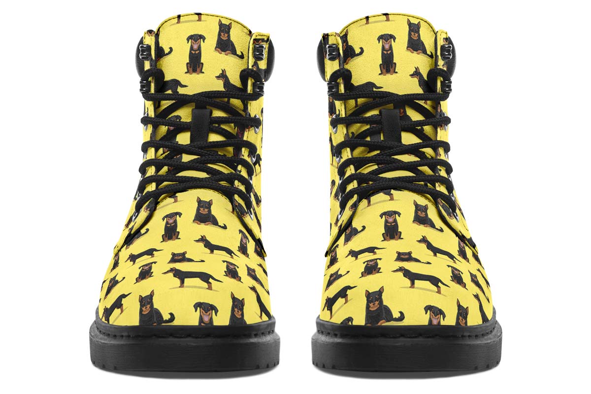 Beauceron Pattern Classic Vibe Boots