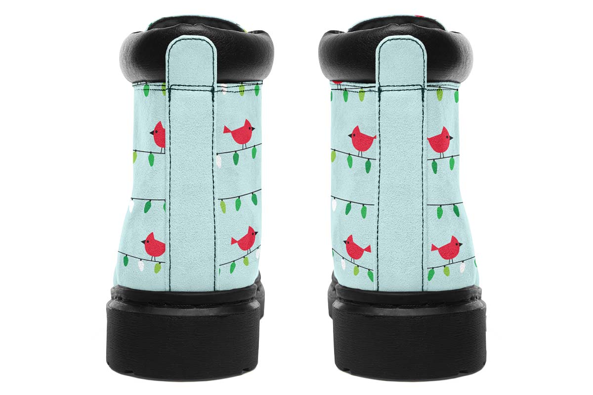 Birds On Christmas Lights Classic Vibe Boots