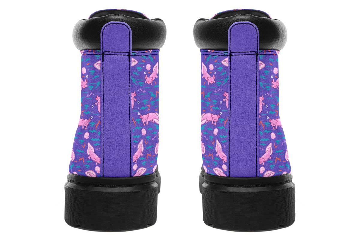 Cartoon Axolotl Classic Vibe Boots