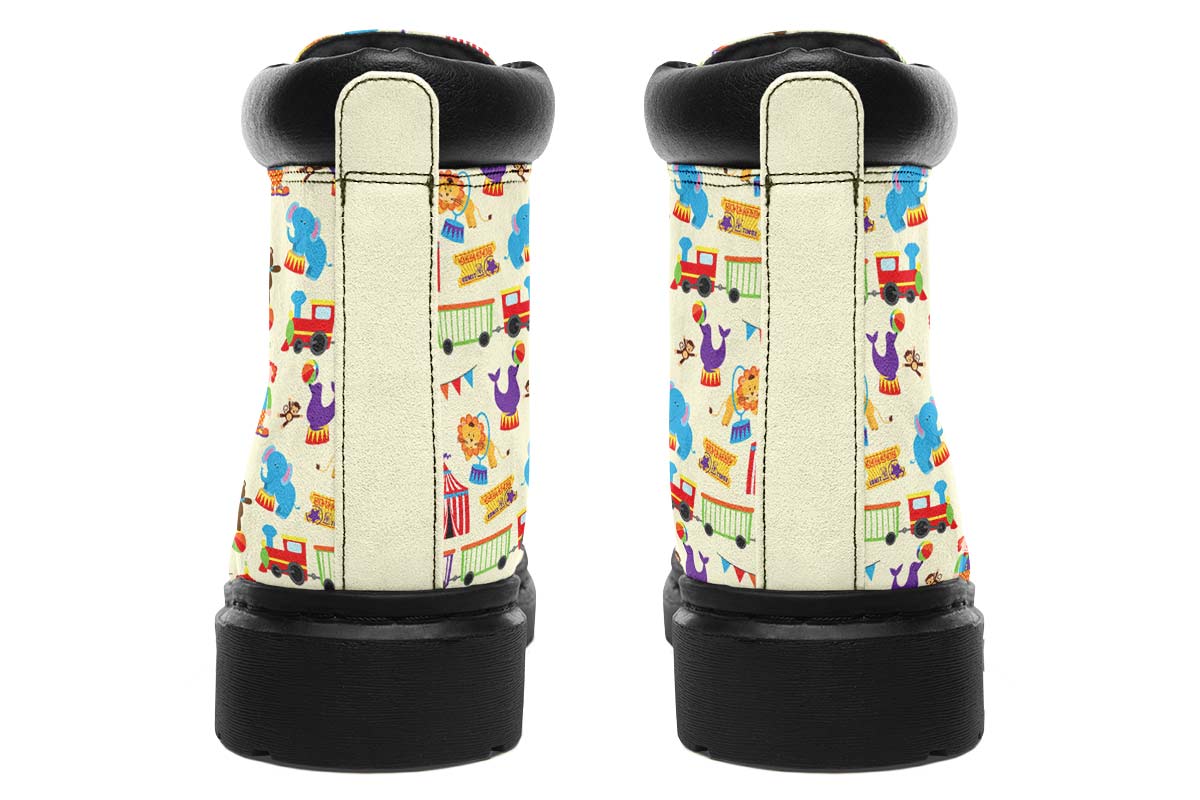 Circus Pattern Classic Vibe Boots