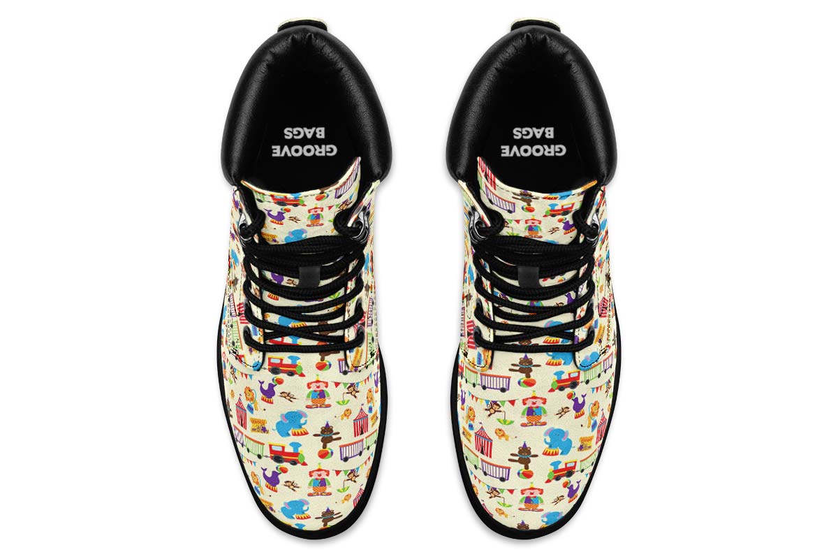 Circus Pattern Classic Vibe Boots