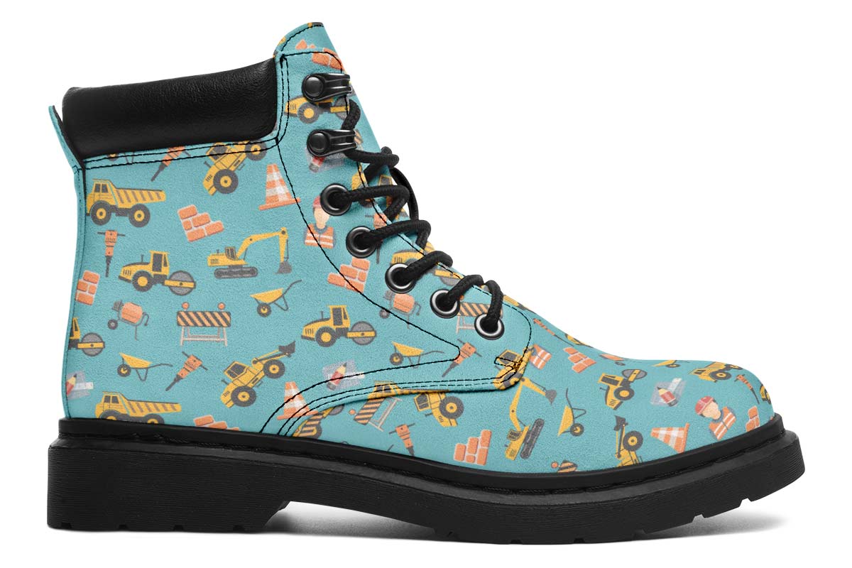 Construction Pattern Classic Vibe Boots