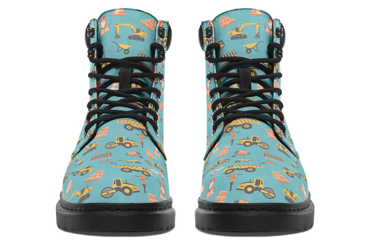 Construction Pattern Classic Vibe Boots
