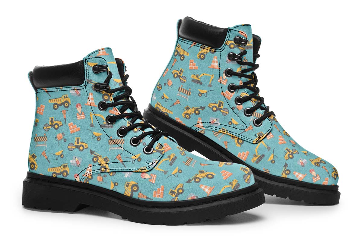 Construction Pattern Classic Vibe Boots