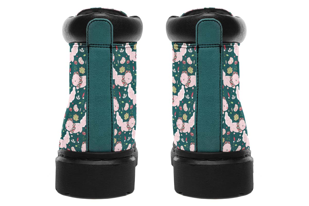 Cute Axolotl Pattern Classic Vibe Boots
