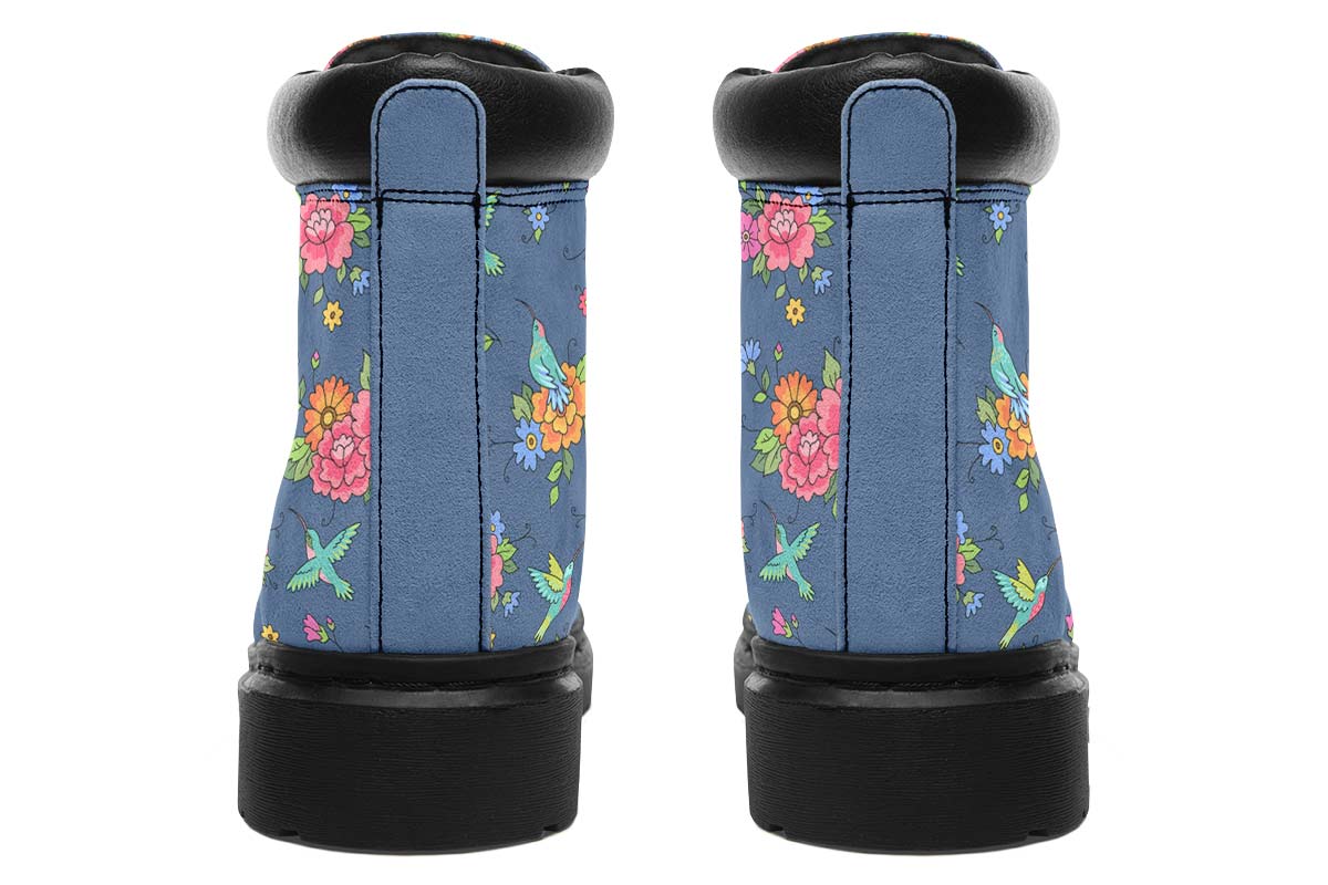 Cute Hummingbirds Pattern Classic Vibe Boots