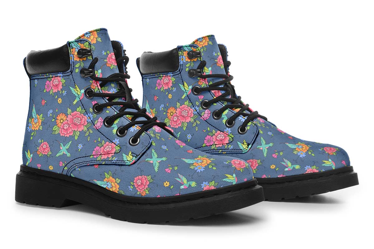 Cute Hummingbirds Pattern Classic Vibe Boots