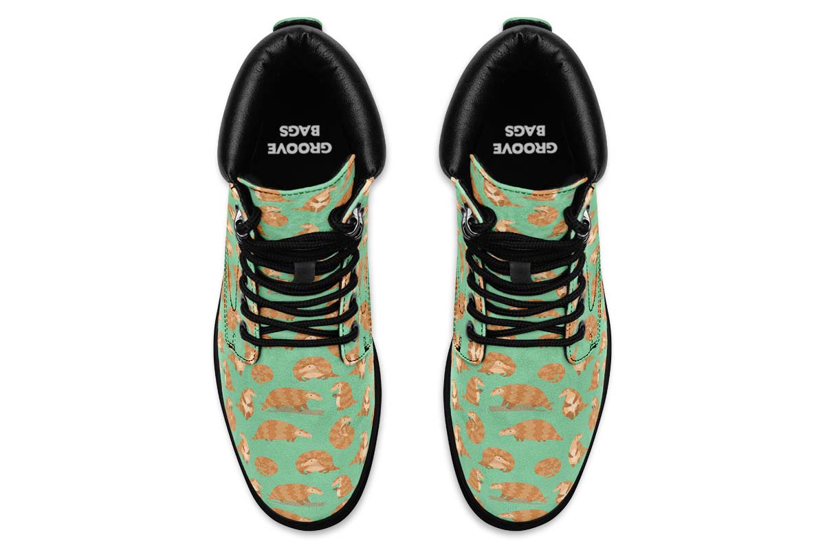 Cute Pangolin Pattern Classic Vibe Boots