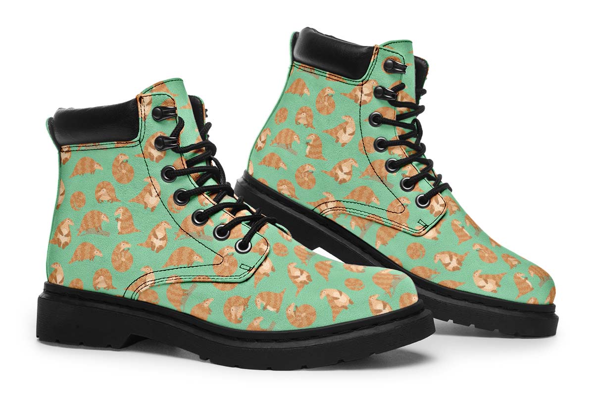 Cute Pangolin Pattern Classic Vibe Boots