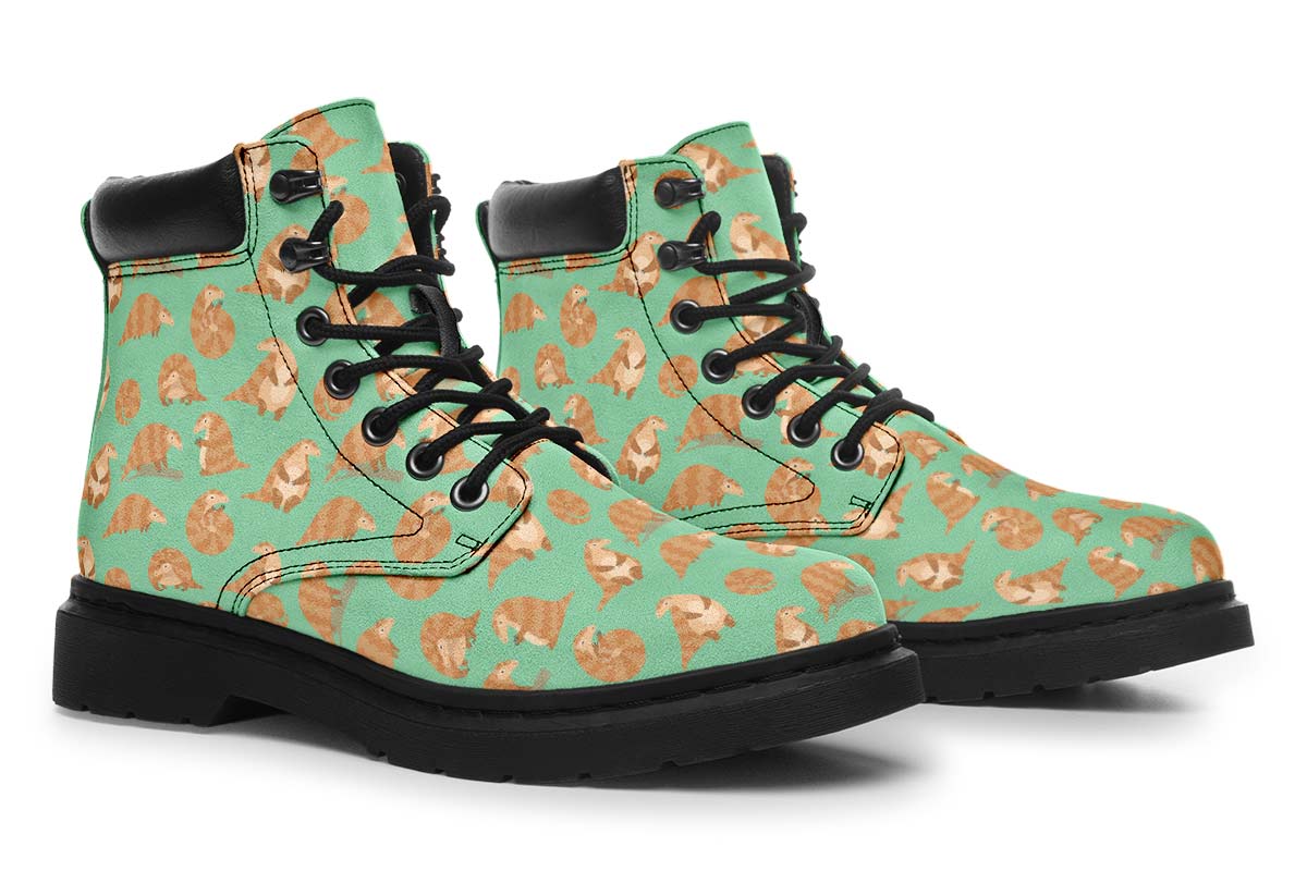 Cute Pangolin Pattern Classic Vibe Boots