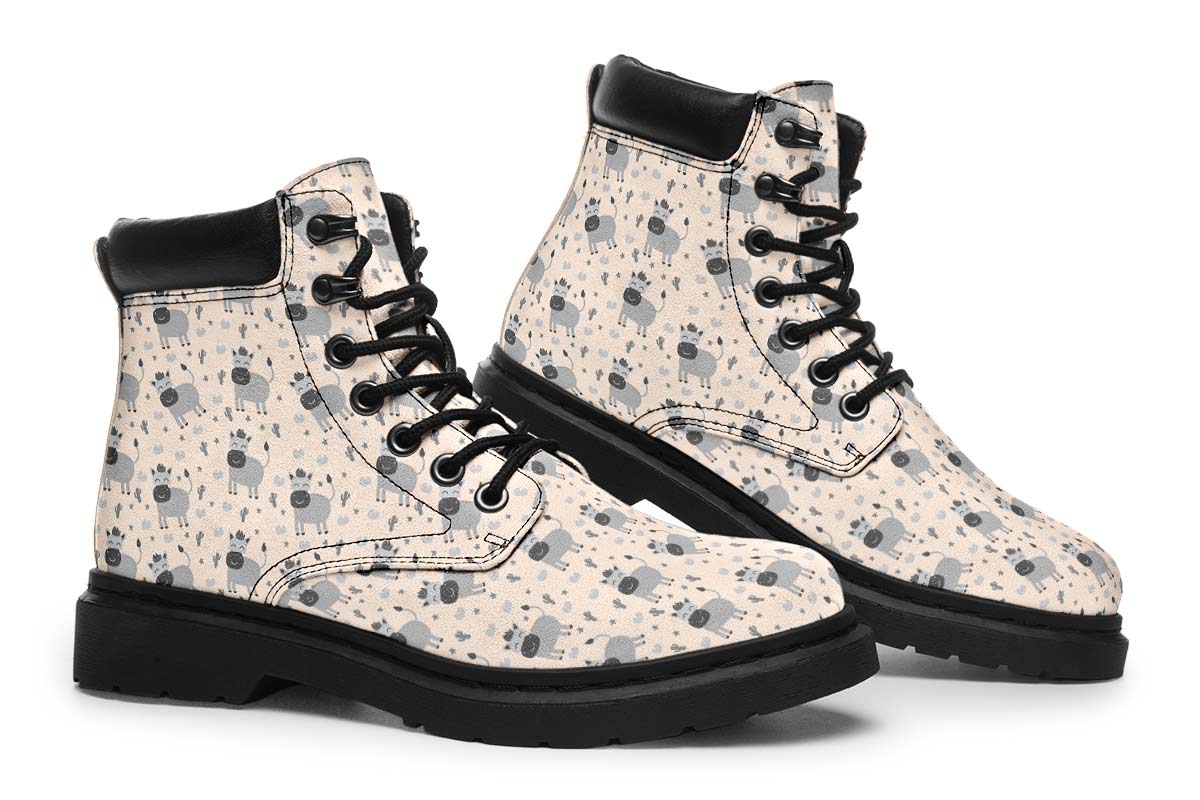 Donkey Pattern Classic Vibe Boots