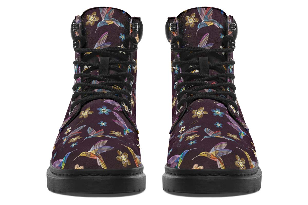 Embroidery Hummingbirds Classic Vibe Boots