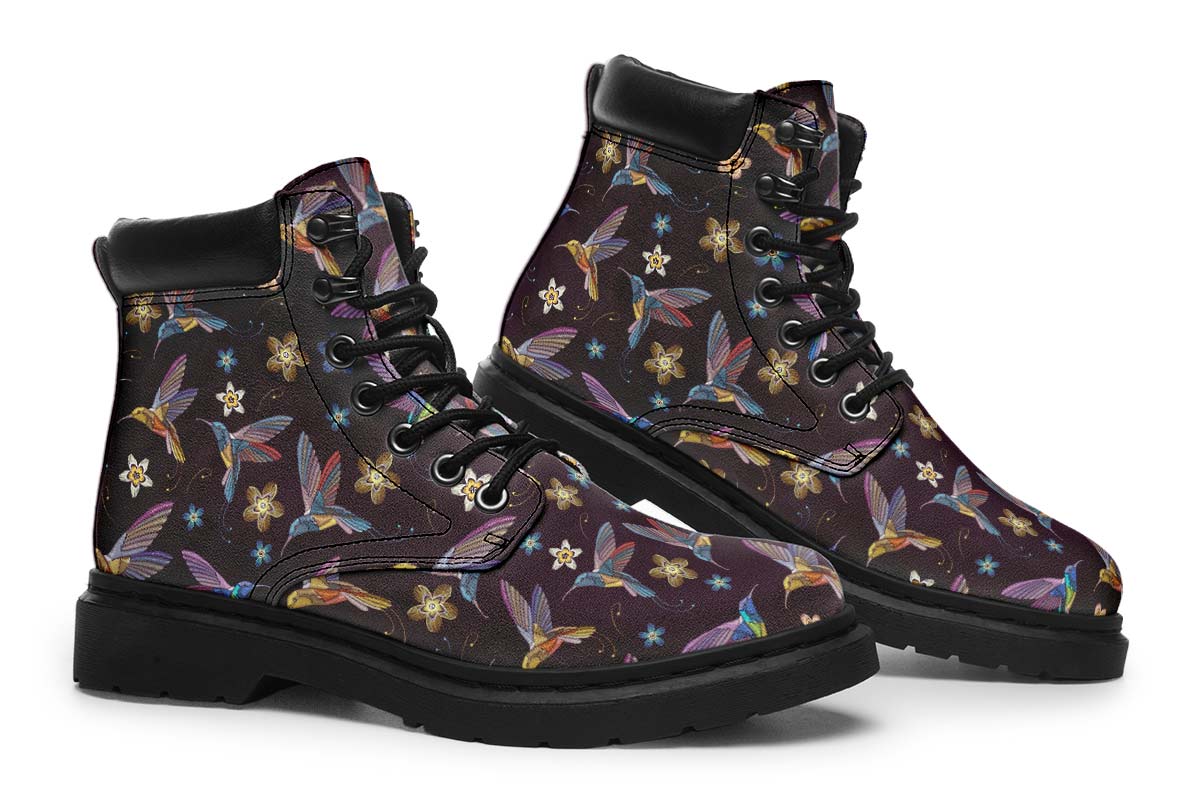 Embroidery Hummingbirds Classic Vibe Boots