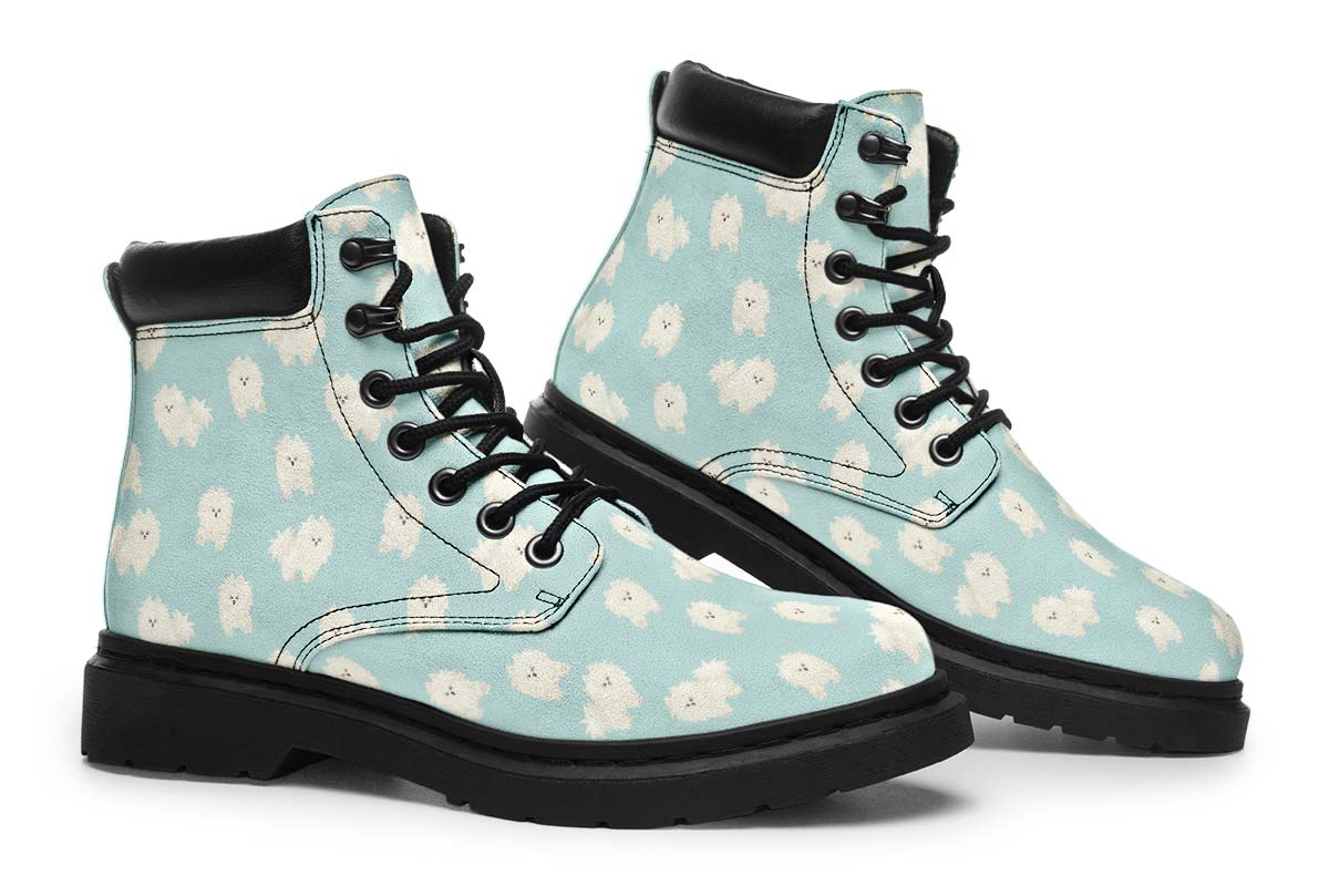Fluffy American Eskimo Classic Vibe Boots