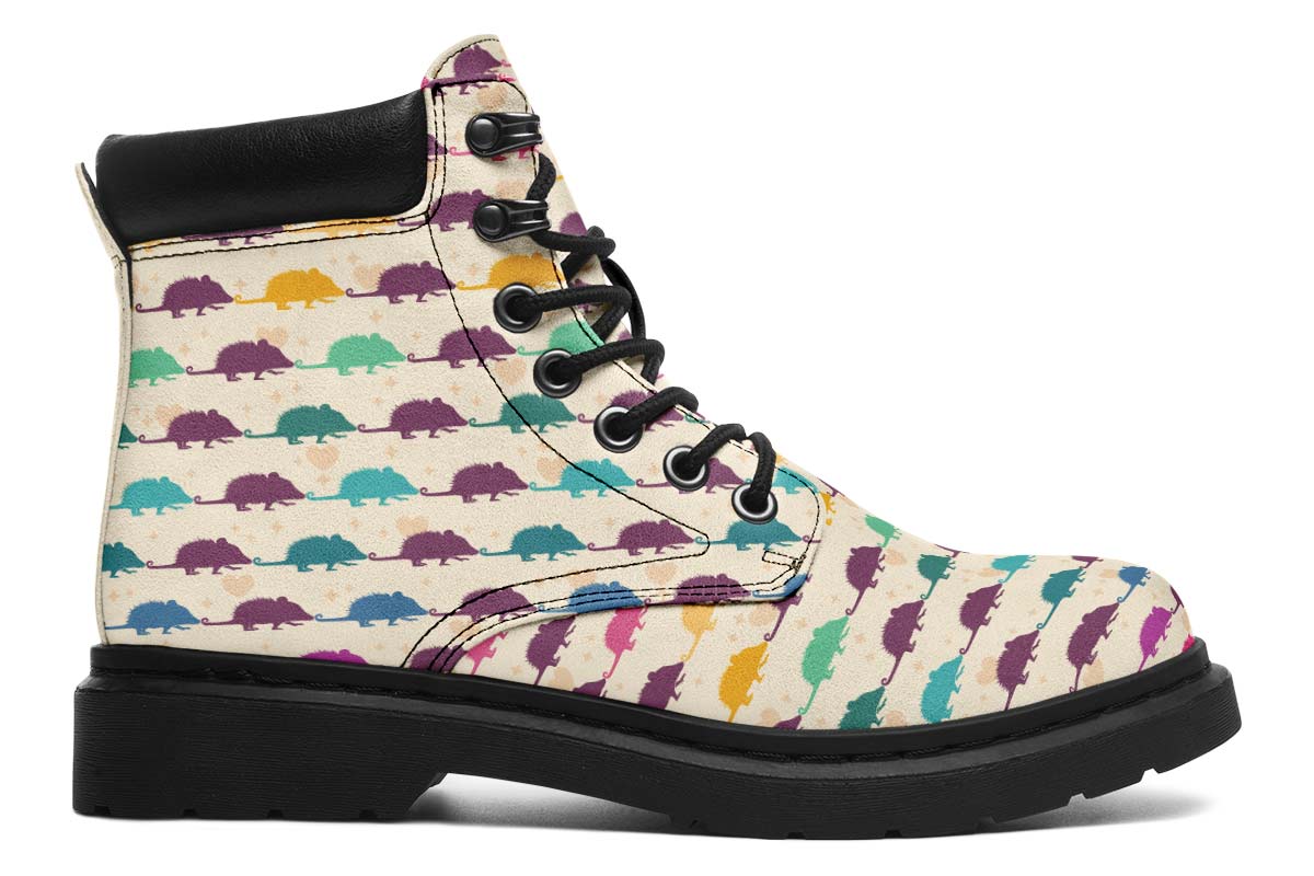 Opossum Pattern Classic Vibe Boots