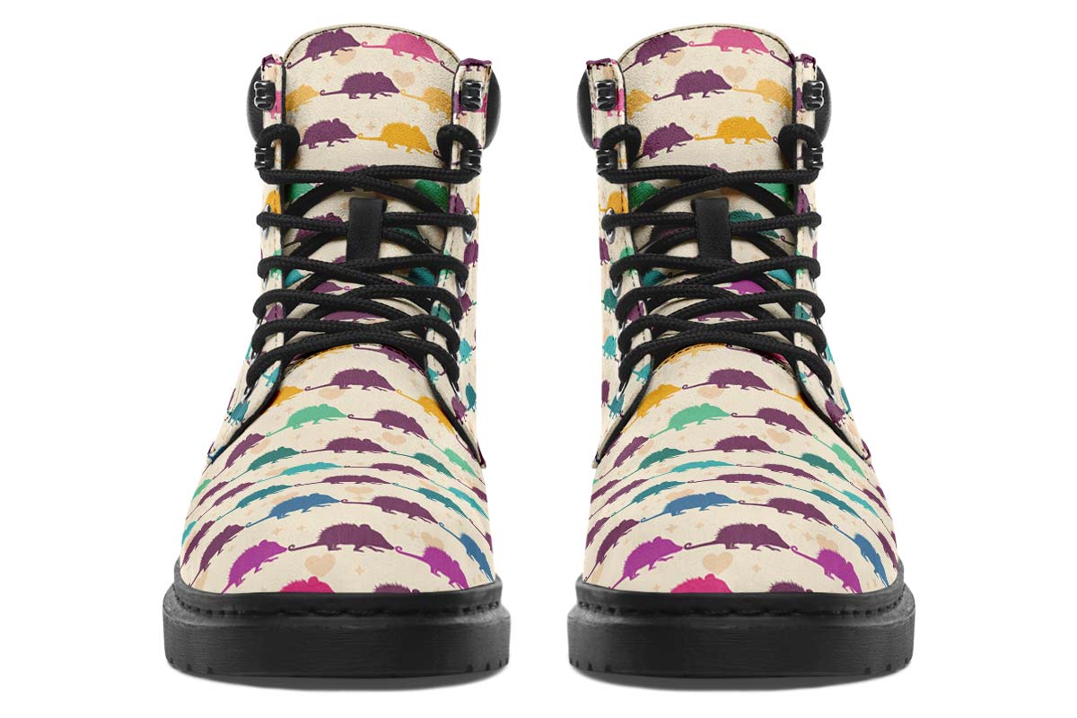 Opossum Pattern Classic Vibe Boots