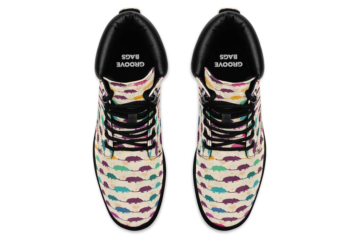 Opossum Pattern Classic Vibe Boots