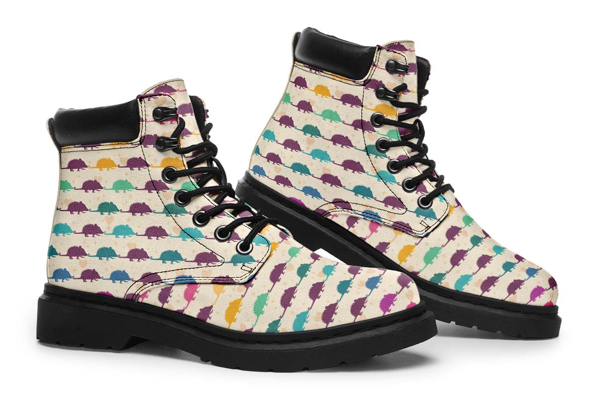 Opossum Pattern Classic Vibe Boots