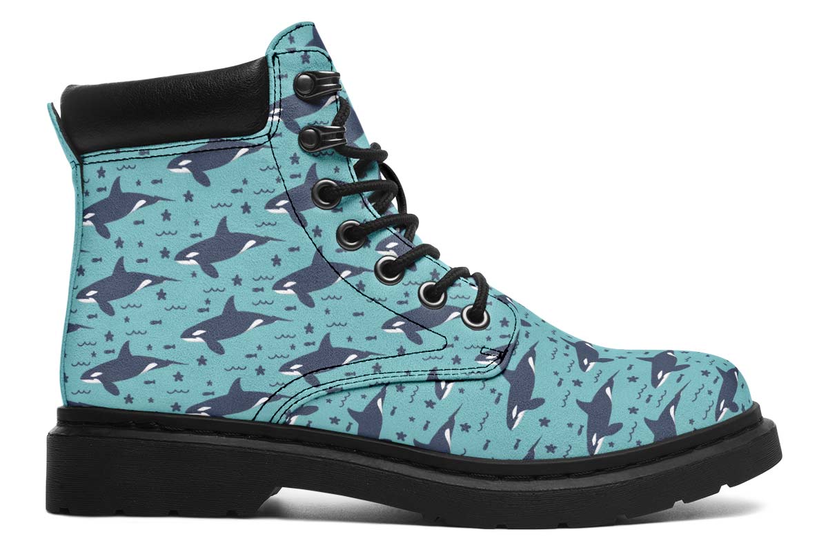 Orca Pattern Classic Vibe Boots