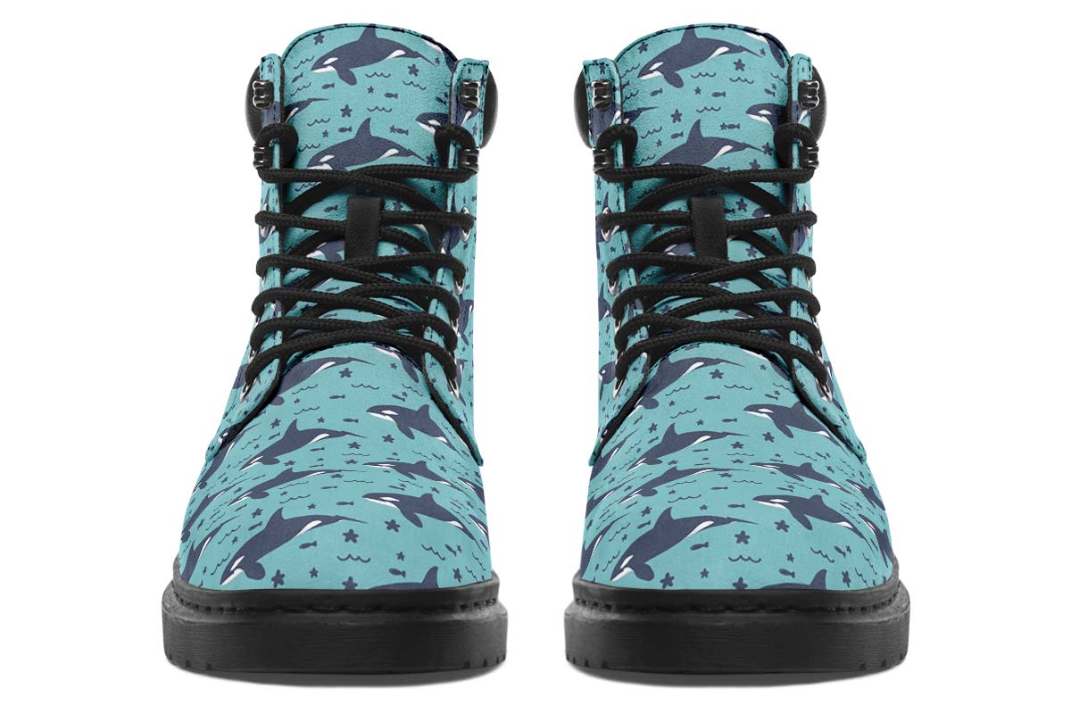 Orca Pattern Classic Vibe Boots