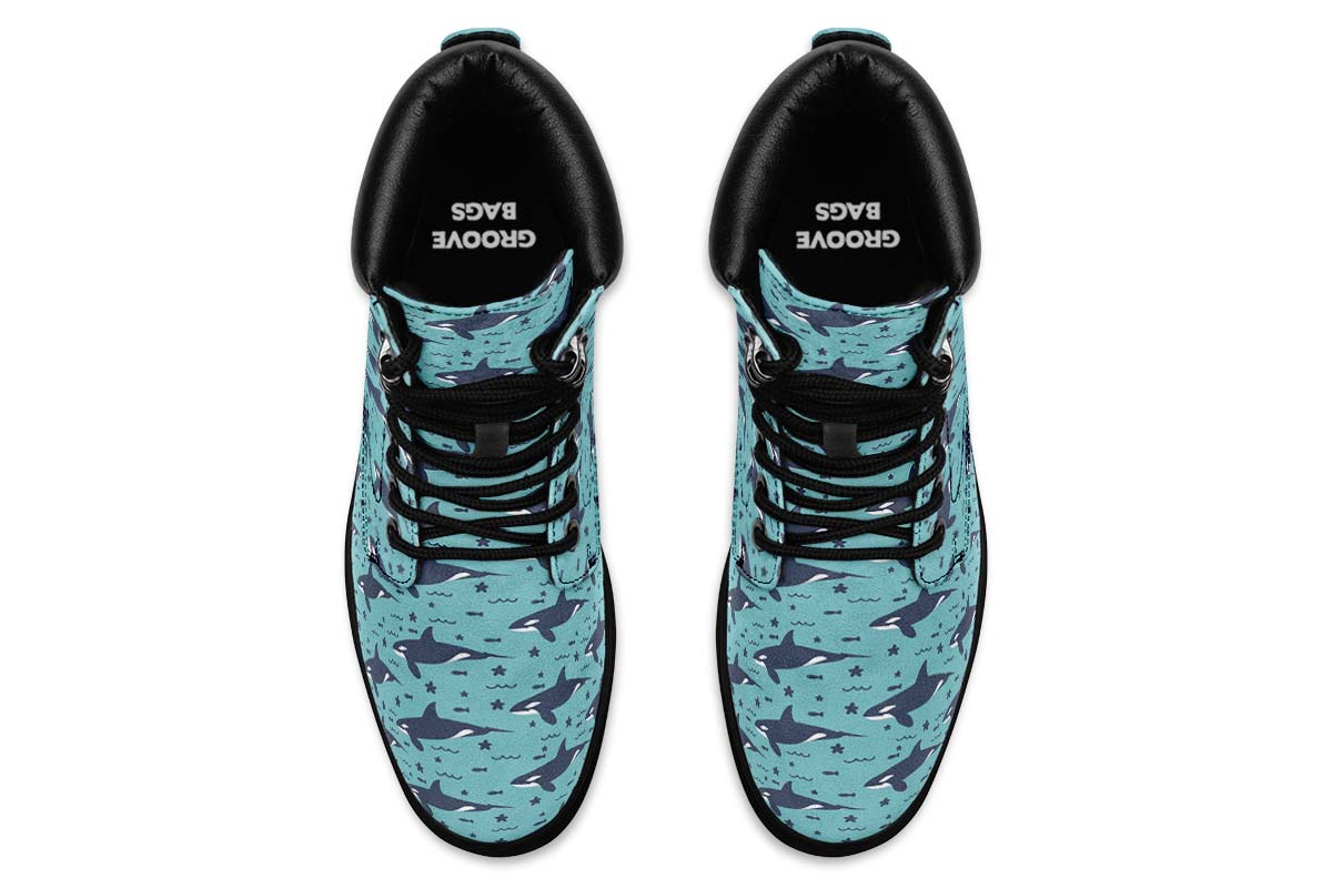 Orca Pattern Classic Vibe Boots