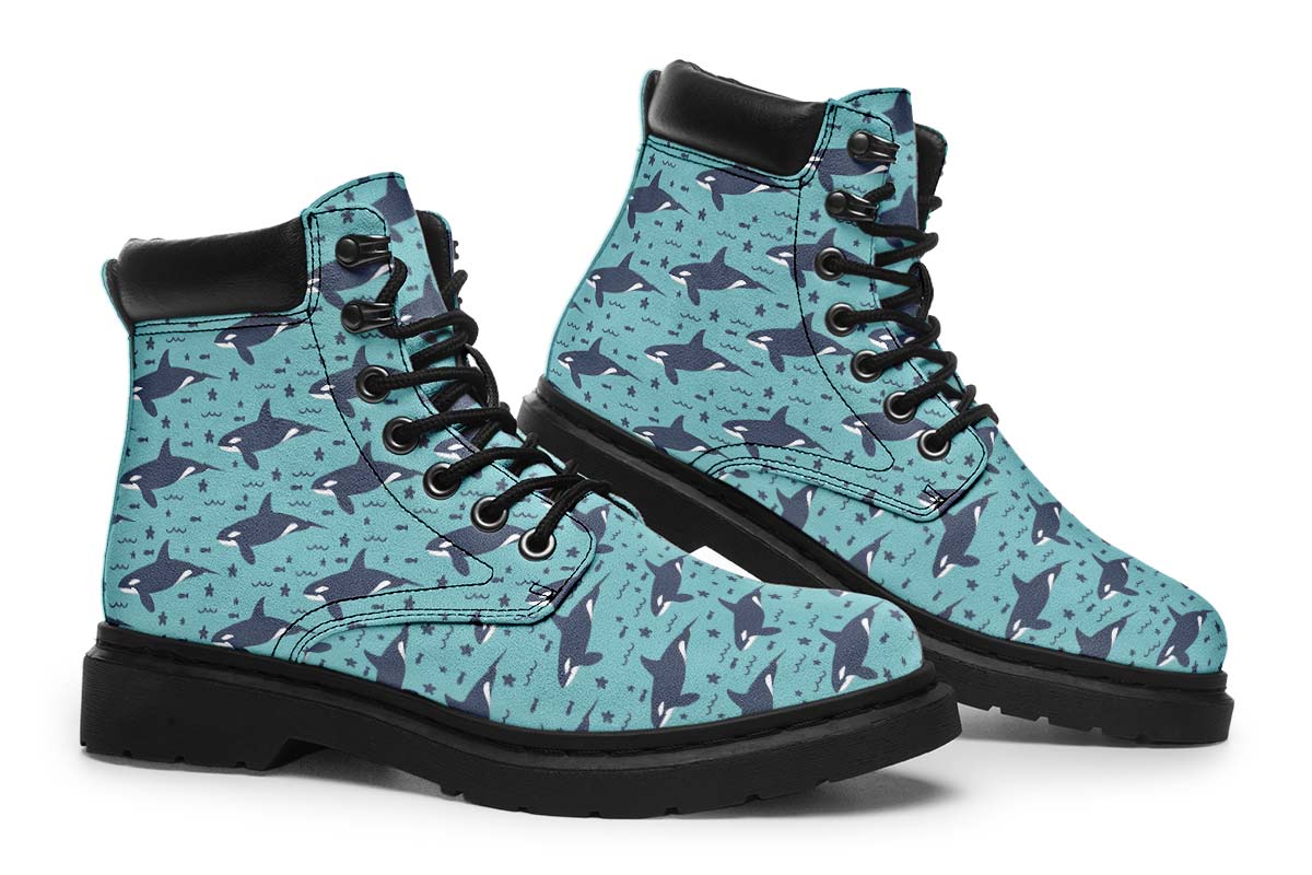 Orca Pattern Classic Vibe Boots